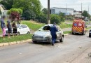 Homem fica ferido em capotamento no entroncamento das BRs 163 e 282