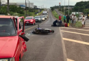 Condutora invade a preferencial e motociclista morre em colisão na SC-480