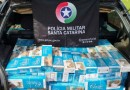 Carga de cigarros contrabandeados é apreendida após perseguição