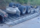 Motorista morre em tombamento de caminhão na PR-449
