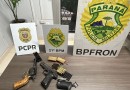 Operação conjunta da PM apreende armas e munições em combate à violência doméstica