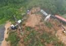 Buscas por desaparecidos em deslizamento na BR-376 entram no terceiro dia