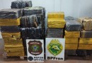 BPFRON e PF apreendem mais de uma tonelada de maconha em porto clandestino em Santa Helena