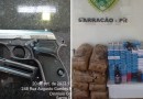 Homem é detido com arma de fogo e produtos descaminhados da Argentina