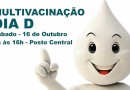 Município terá o Dia D de Multivacinação neste sábado (16)
