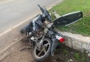 Motociclista fica ferido após fugir da PMSC e cair de motocicleta