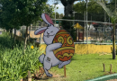 Praça Dalilo Quintino Pereira entra no clima da Páscoa com decoração especial