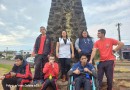 Alunos da APAE, entregam ofício aos prefeitos reivindicando placas explicativas que relata a história  dos MARCOS  da  TRI- FRONTEIRA.