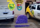 Homem é preso por transportar mais de 100 quilos de maconha em veículo