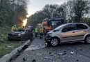 Carro com placas de São Miguel do Oeste se envolve em acidente com duas mortes na BR-282