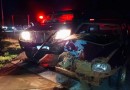 Colisão entre carro e caminhonete deixa feridos