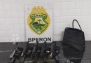 Polícia Militar apreende cinco pistolas em operação