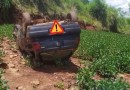 Motorista morre em capotamento no interior