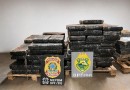 Mais de 1,1 tonelada de maconha é apreendida em ação conjunta do BPFRON e Polícia Federal