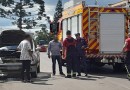 Incêndio em veículo é registrado na Rua Minas Gerais