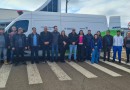 Deputado Federal Paulo Litro e Deputado Estadual Adão Litro visitam o município e realizam a entrega de ambulância