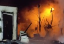 Casa pega fogo e fica completamente destruída na Linha Mariflor