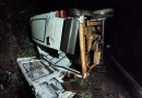 Três pessoas ficam feridas em grave acidente na Serra da Maria Preta na BR-163
