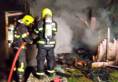 Cães de estimação são salvos em incêndio que destruiu casa
