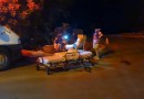 Dois acidentes do tipo queda de moto foram registrados na noite deste sábado (08)