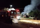 Superaquecimento em lâmpada pode ter causado incêndio em galpão no interior de São João do Oeste