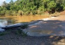 Duas pontes caem por conta das fortes chuvas