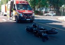 Colisão entre carro e moto deixa dois feridos