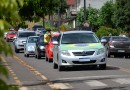 Comemoração a vitória do Brasil na copa, carreata é realizada pelas cidades gêmeas