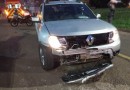 Condutor de camionete é preso por embriaguez após colidir com motocicleta