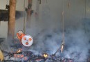 Aviário é parcialmente destruído por incêndio no interior de Belmonte