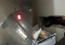 Homem fica ferido após veículo perder o controle e colidir em casa