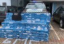 Carro é apreendido com cerca de 1,6 mil maços de cigarros