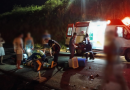 Acidente de trânsito é registrado nas proximidades da aduana de cargas e deixa motoboy ferido