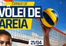 Inscrições abertas para o Torneio de Vôlei de Areia na Praça Dalilo Quintino Pereira