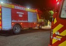 Bombeiros resgatam homem com perna presa em buraco de assoalho no Oeste
