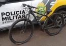 Polícia Militar apreende bicicleta encontrada abandonada em área de mata
