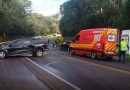 Acidente envolvendo quatro veículos deixa dois feridos na BR-282