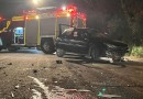 Após acidente na BR-282, motorista segue desaparecido e cavalo passa por cirurgia