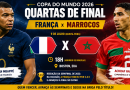 França e Marrocos abrem as quartas de final da Copa do Mundo de 2026 nesta quinta-feira