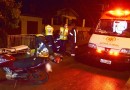 Homem sofre queda de moto e fica ferido na Avenida Arnaldo Busatto
