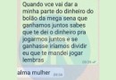 Justiça manda ganhador da Mega-Sena dividir parte de prêmio milionário com mulher após provas no WhatsApp