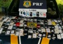 PRF apreende objetos avaliados em cerca de 500 mil reais na BR-282