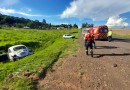 Colisão entre dois automóveis é registrada na BR 163