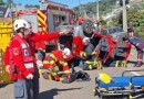 Mulher fica ferida em acidente no Dia do Trabalho
