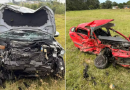 Motorista morre em grave acidente que destruiu dois carros no Sul de SC