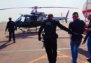 Preso no Paraná, homem que matou a ex-mulher e dois filhos é transferido de helicóptero para SC