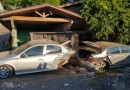 Condutor de veículo fica ferido em acidente de trânsito