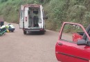 Homem fica ferido após carro se envolver em acidente com bicicleta no Oeste de SC