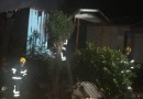 Incêndio atinge três casas durante a madrugada