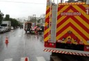 Motociclista ferido em colisão com carro